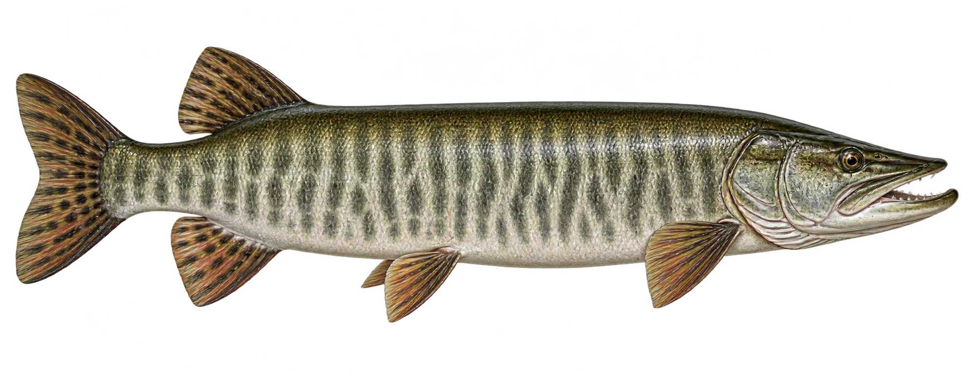 Muskellunge illustration