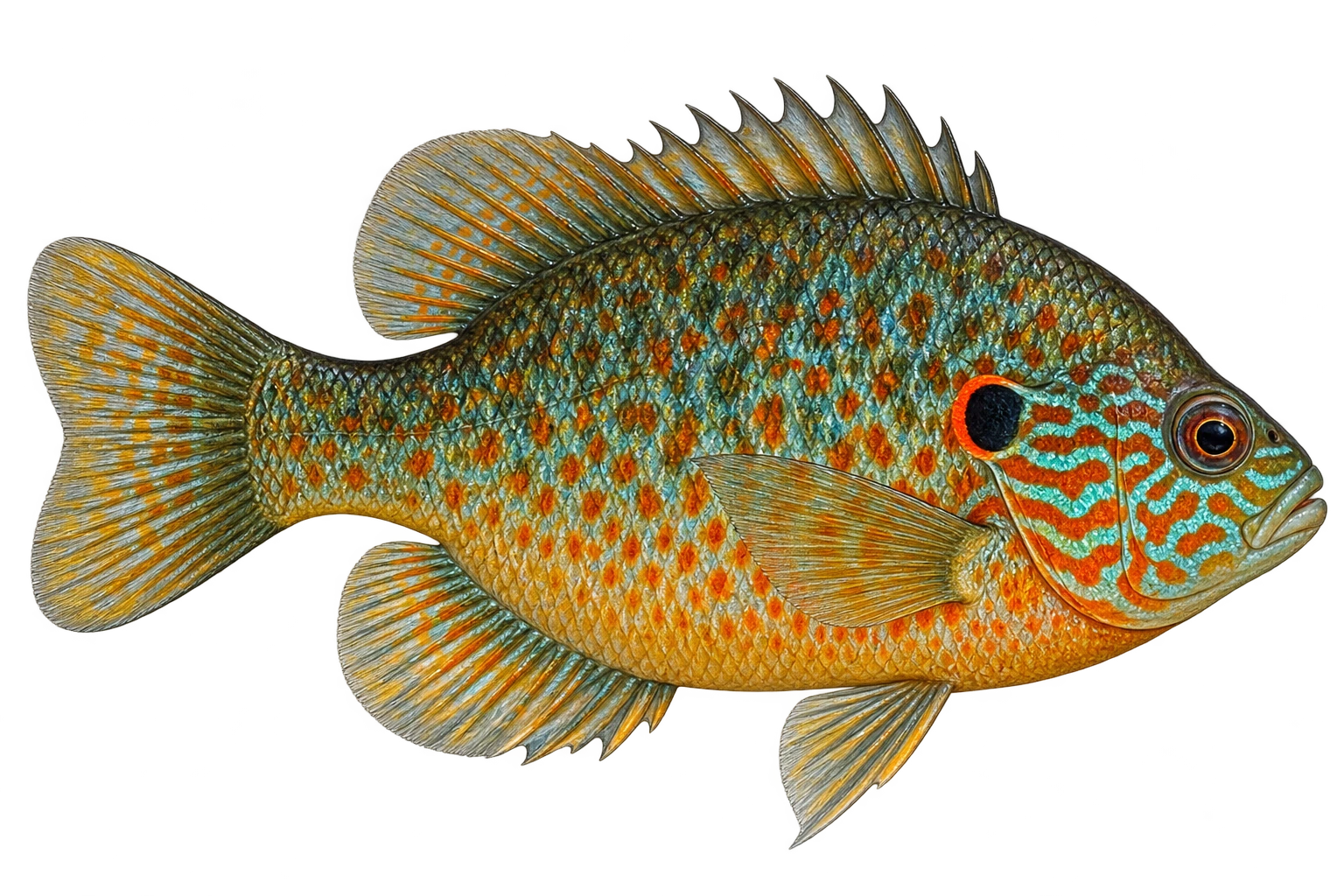 Pumpkinseed illustration