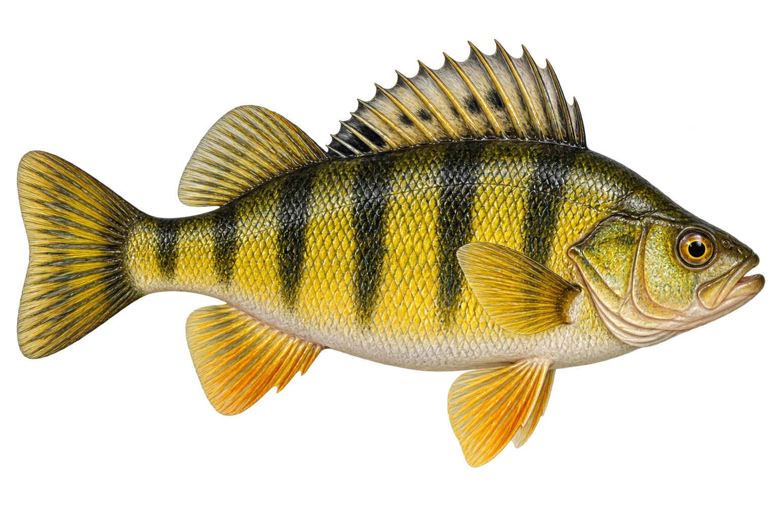 Yellow Perch illustration